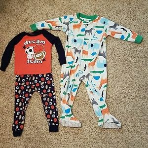 Pajama lot 18mo boy - Animals and Sports
